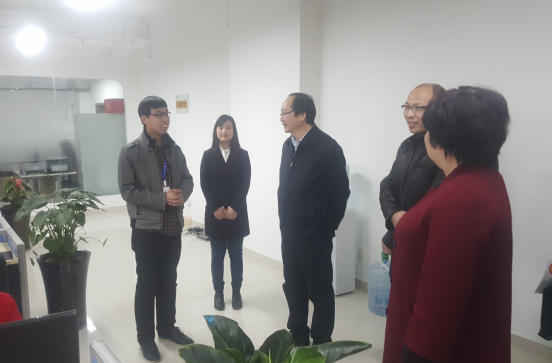 鄭州市科技局局長文廣軒蒞臨簡信科技