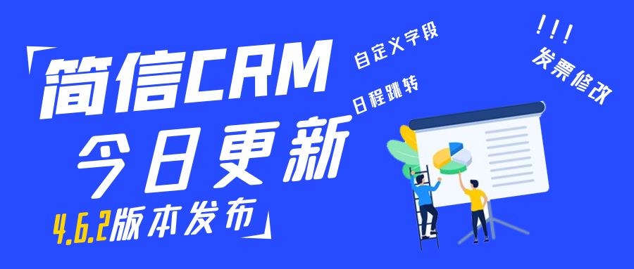 【升級公告】簡信CRM_V4.6.2上線，更強大的在線辦公功能！